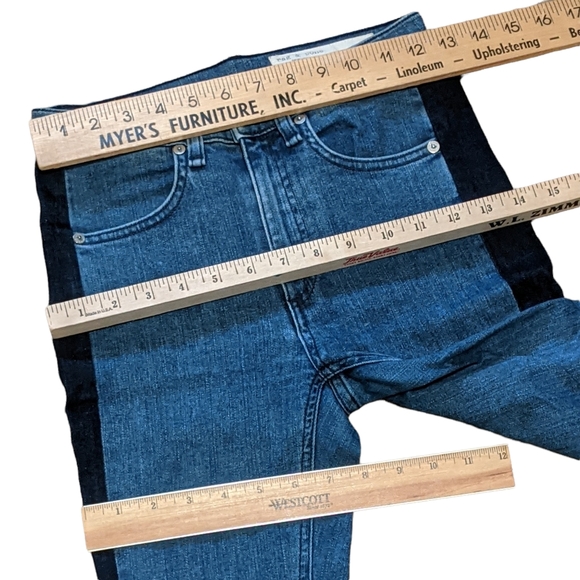 Rag & Bone Mazie High waist skinny fit cropped, side panels size 24 - Picture 4 of 12